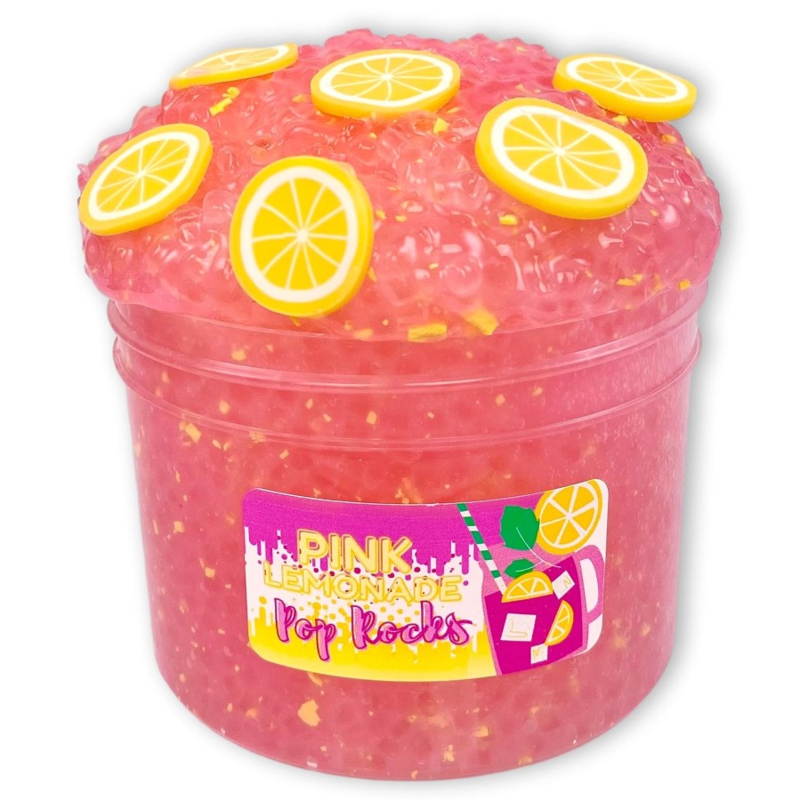 Slimes Dope Slime | Pink Lemonade Pop Rocks