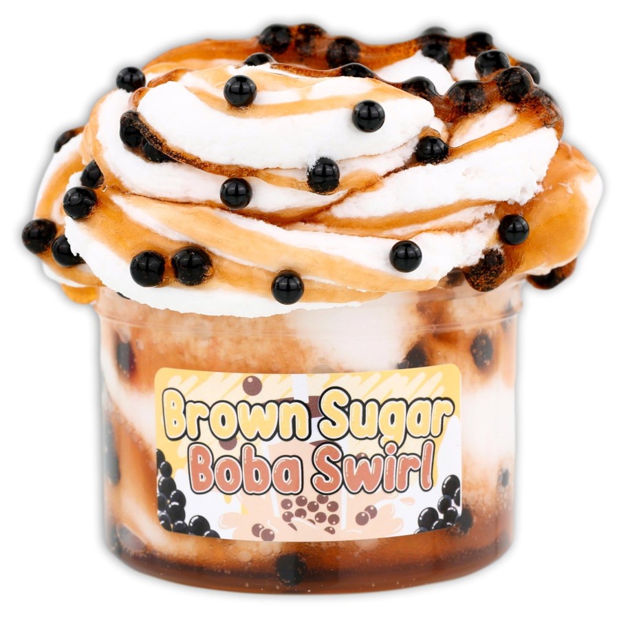 Slimes Dope Slime | Brown Sugar Boba Swirl