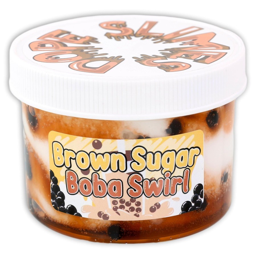 Slimes Dope Slime | Brown Sugar Boba Swirl