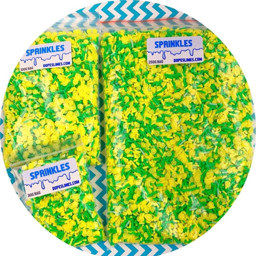 Slime Supplies Dope Slime | Lemon Lime Sprinkle Mix