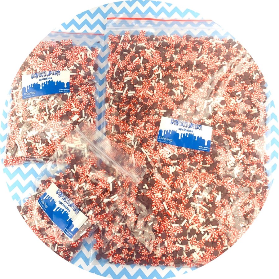 Slime Supplies Dope Slime | Peppermint Bark Sprinkle Mix