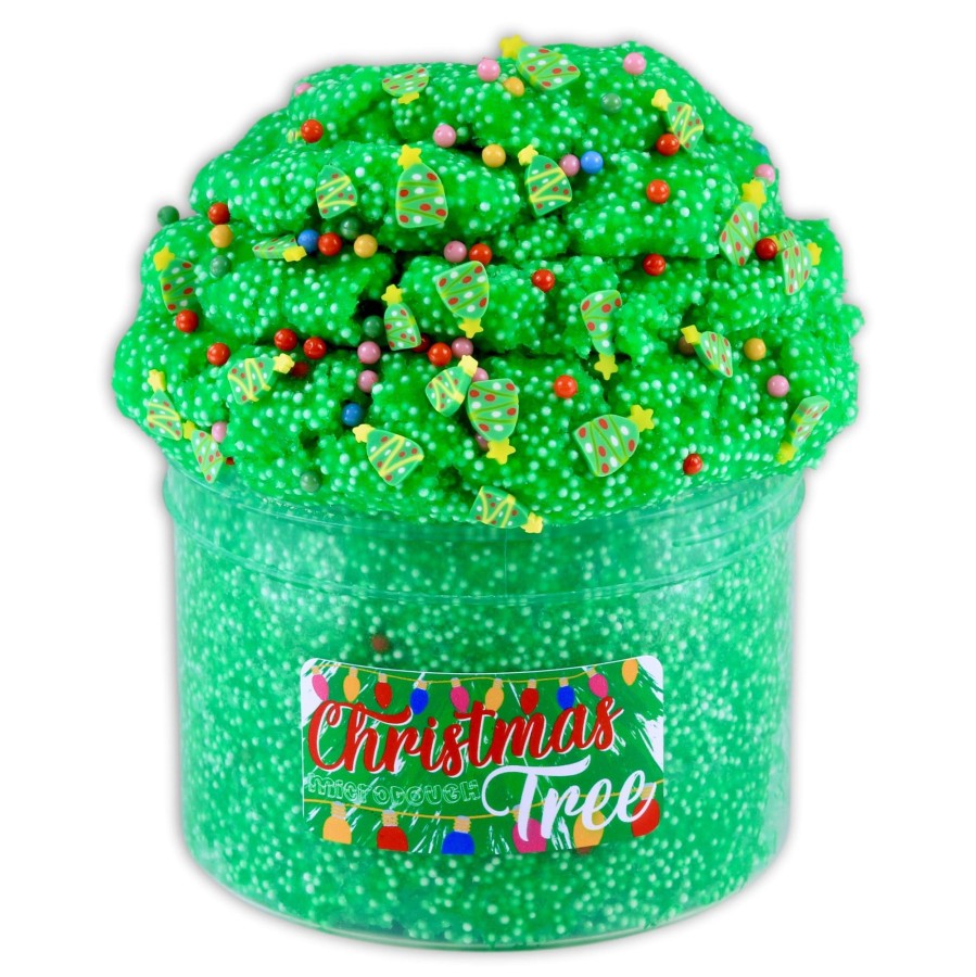 Slimes Dope Slime | Christmas Tree Microdough