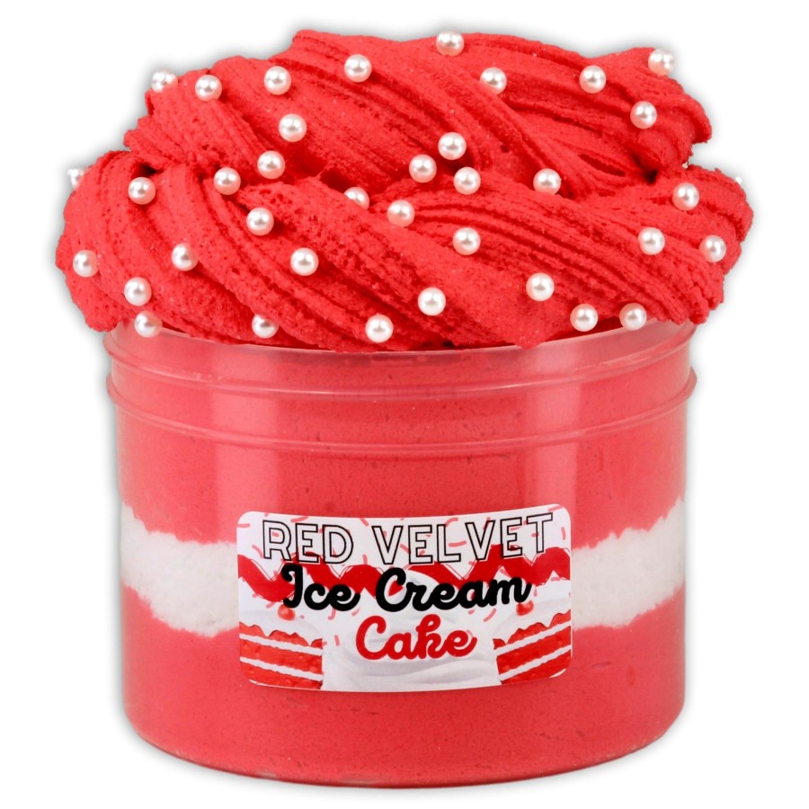 Slimes Dope Slime | Red Velvet Ice-Cream Cake