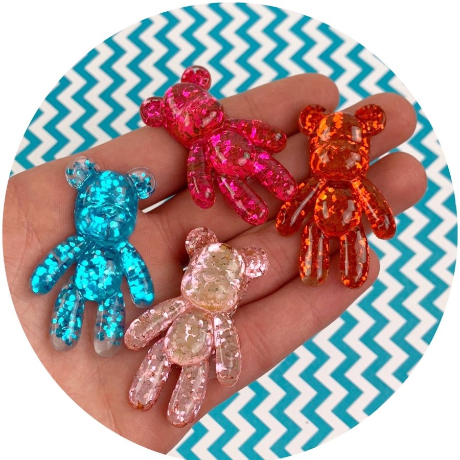 Slime Supplies Dope Slime | Holographic Glitter Bear Charms