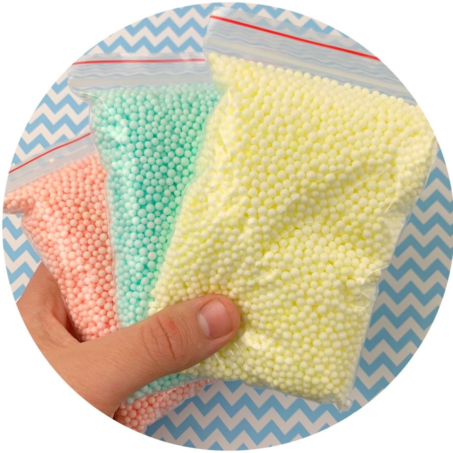 Slime Supplies Dope Slime | Multi-Pack Small Pastel Foam Beads