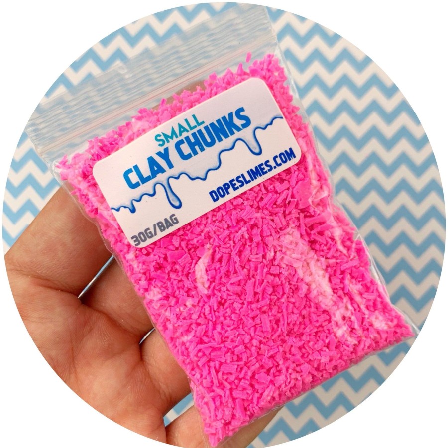 Slime Supplies Dope Slime | Hot Pink Chunk Sprinkles