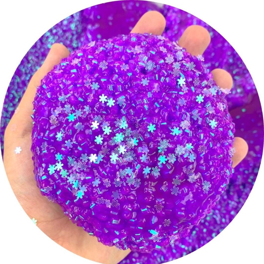 Slimes Dope Slime | Amethyst Frostbite-Glitter Slime