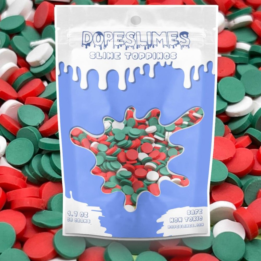 Slime Supplies Dope Slime | Christmas Circle Fimo Mix