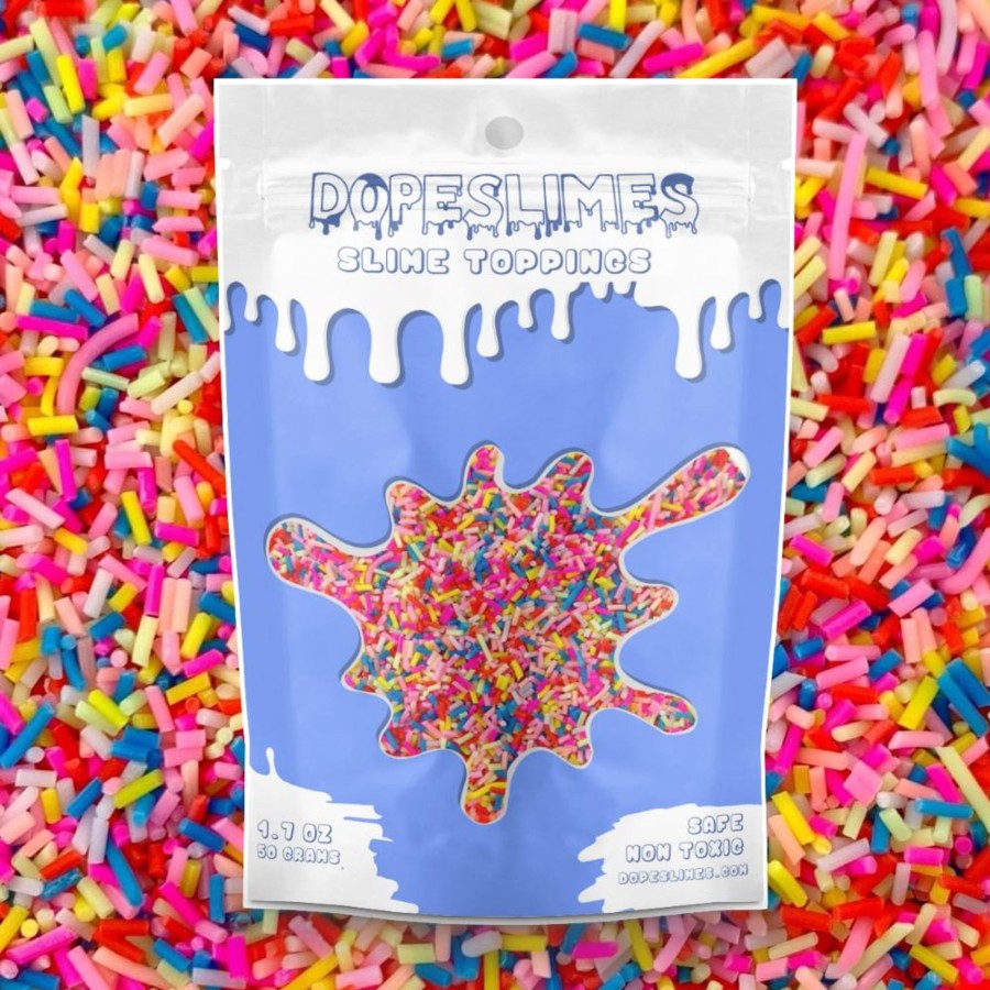 Slime Supplies Dope Slime | Rainbow Birthday Faux Sprinkles