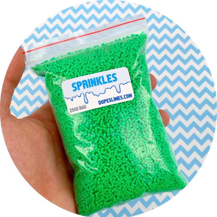 Slime Supplies Dope Slime | Green Sprinkles