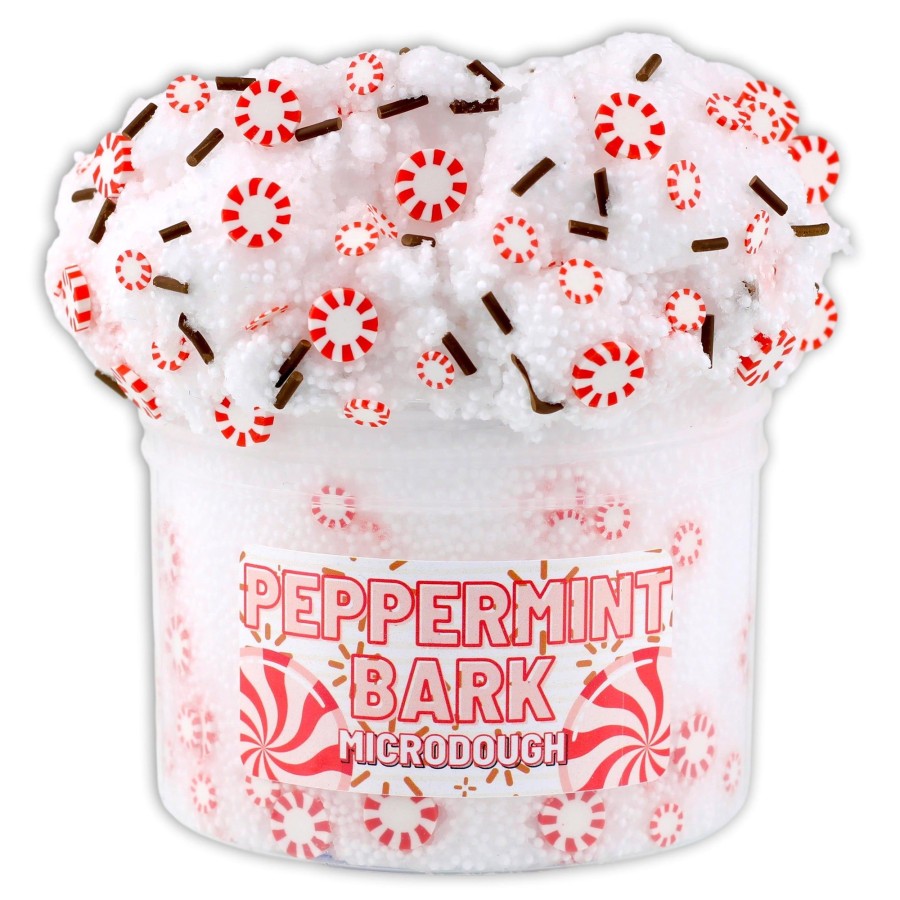 Slimes Dope Slime | Peppermint Bark Microdough