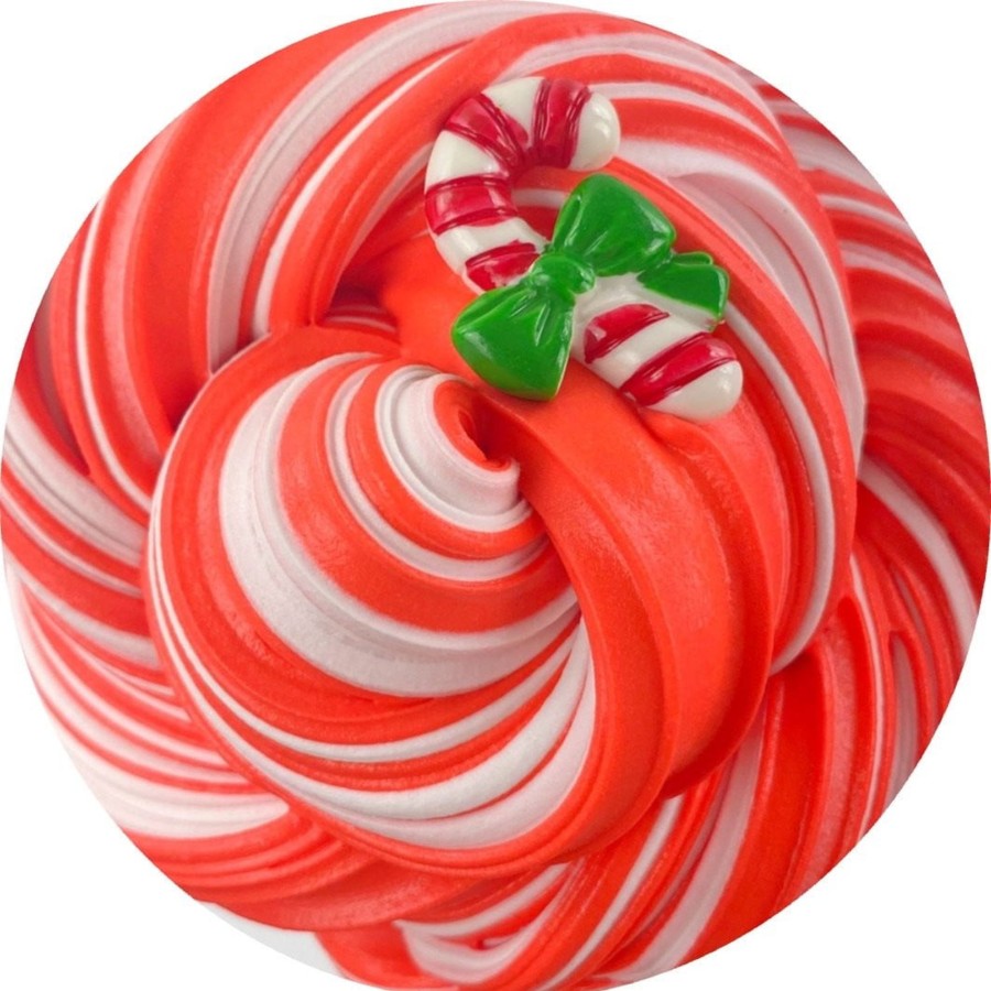 Slimes Dope Slime | Candy Cane Twist Memorydough