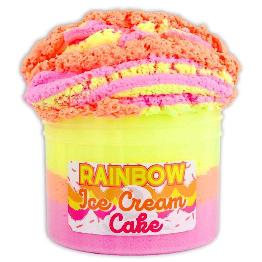 Slimes Dope Slime | Rainbow Ice-Cream Cake