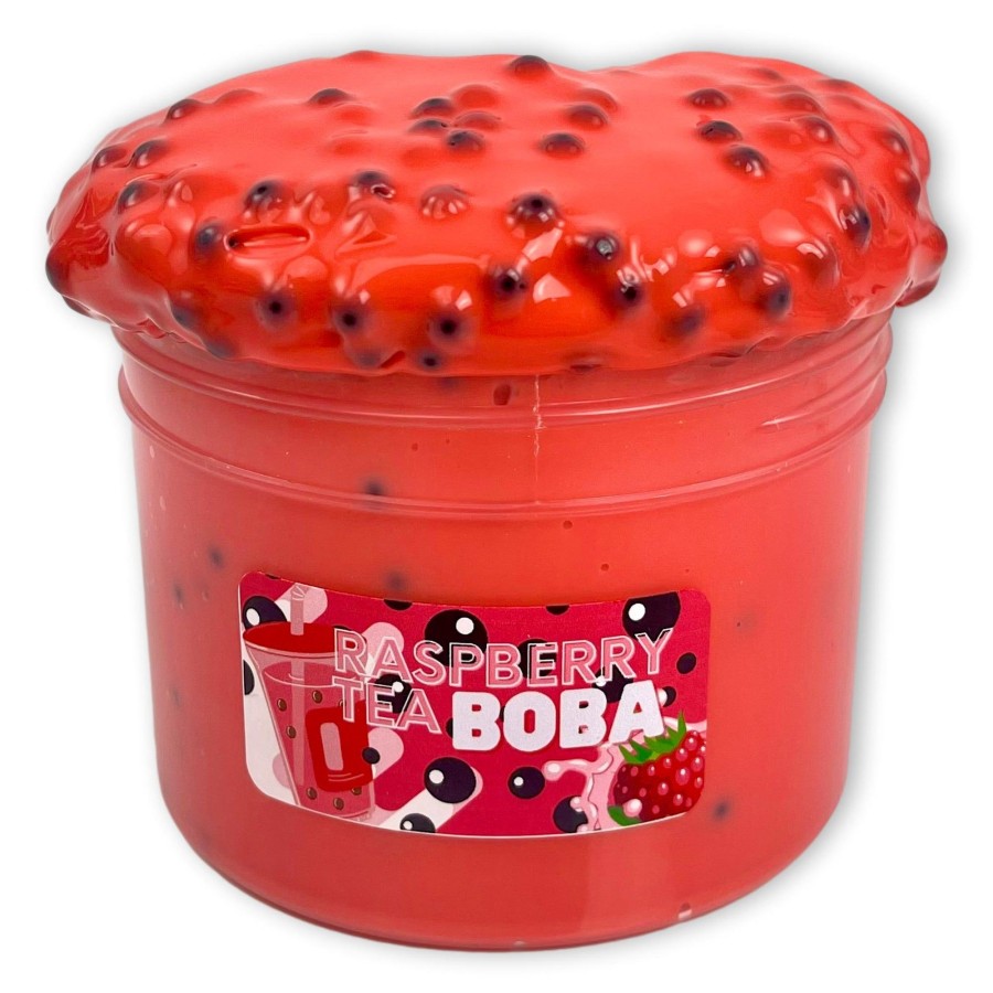 Slimes Dope Slime | Raspberry Boba Tea